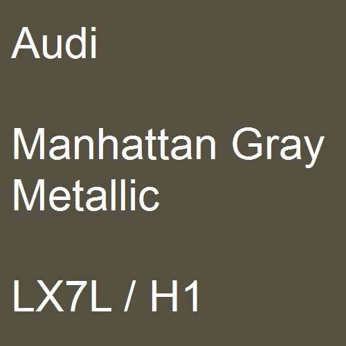 Audi, Manhattan Gray Metallic, LX7L / H1.